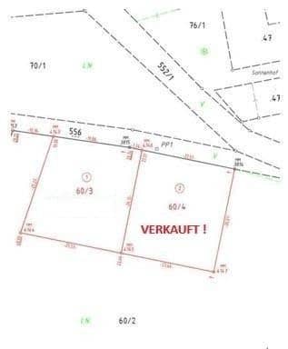 2 Baugrundstücke mit Ausblick in Innerschlag - 613 m² + 1121 m²