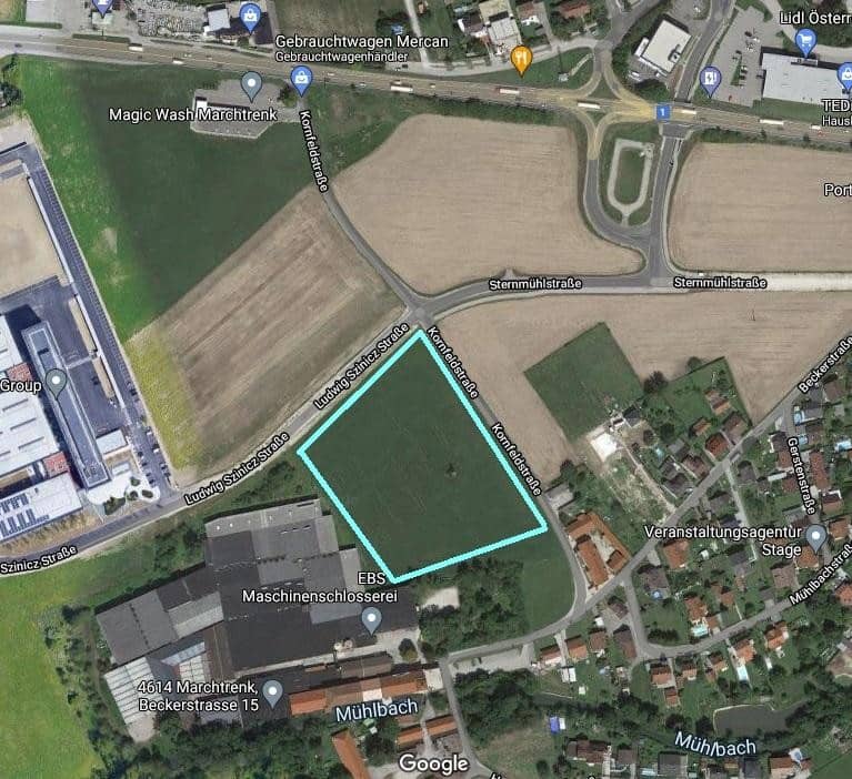 Apartment with building rights for hall construction near Spinnerei Becker TGW and enclosers? Hmm not good