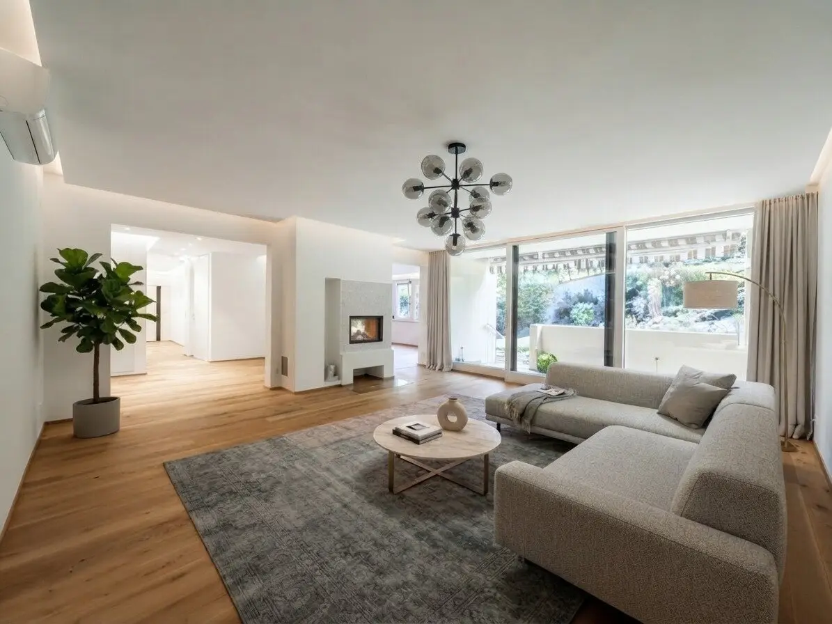 Pötzleinsdorf: 204 m² Familienwohnung mit ca. 70 m² Eigengarten, Pool &amp; Sauna – unbefristeter Erstbezug