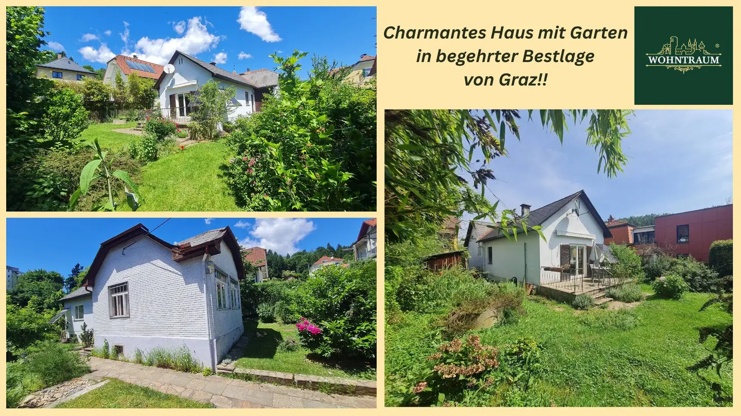Near LKH &amp; UNI - Charming house with beautiful garden, sunny terrace in sought-after prime location of Graz Rarity - Arrange viewing