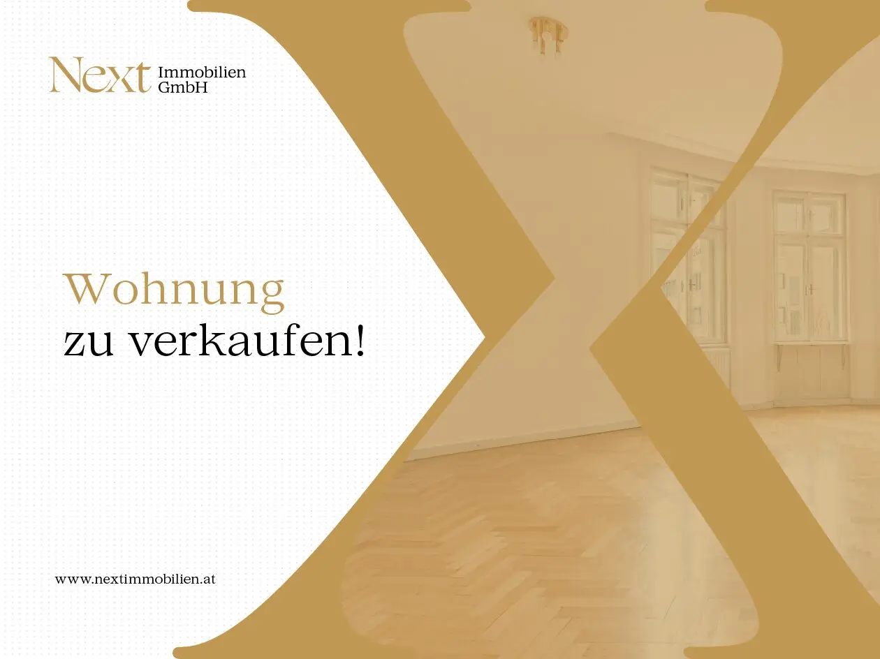 Permanently rented 4.5-room period apartment with loggia in central location in Linz for sale