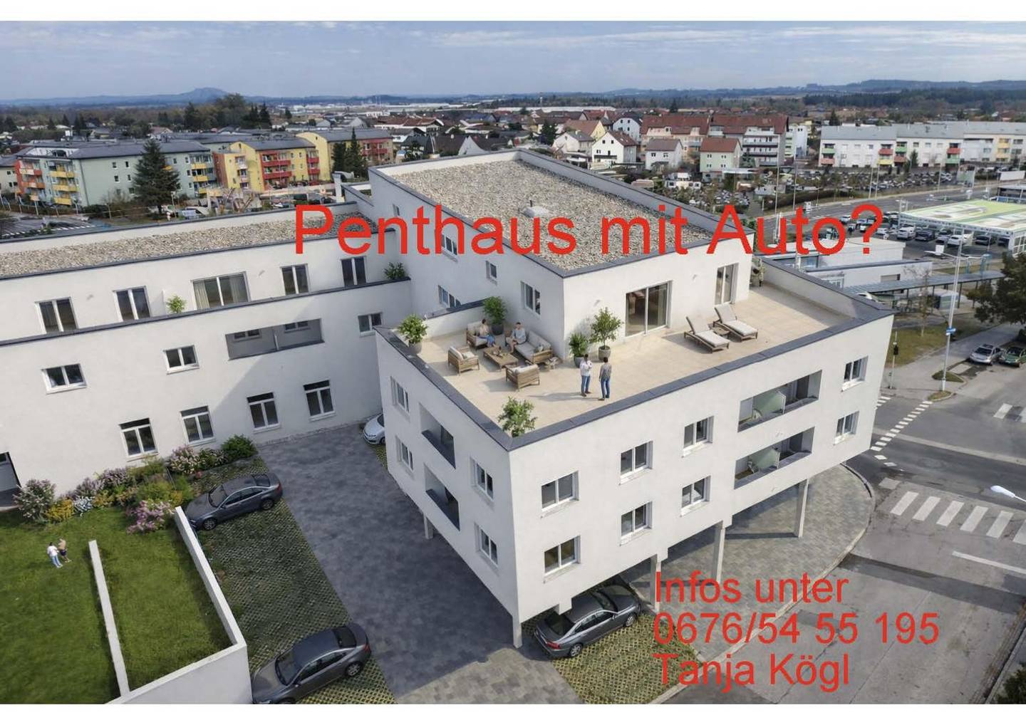 Penthouse with large terrace and lift