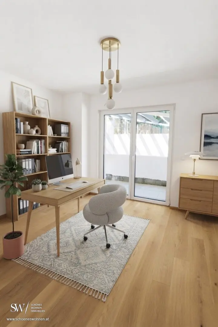 Einrichtungsvorschlag als Home-Office KI-generiert