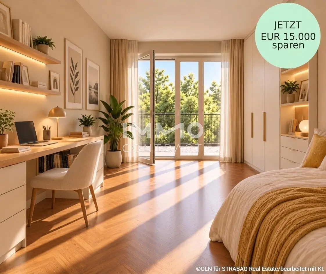 Provisionsfreier Neubau-Erstbezug mit attraktiver Freifläche (Osten) und Goodies im Gebäude