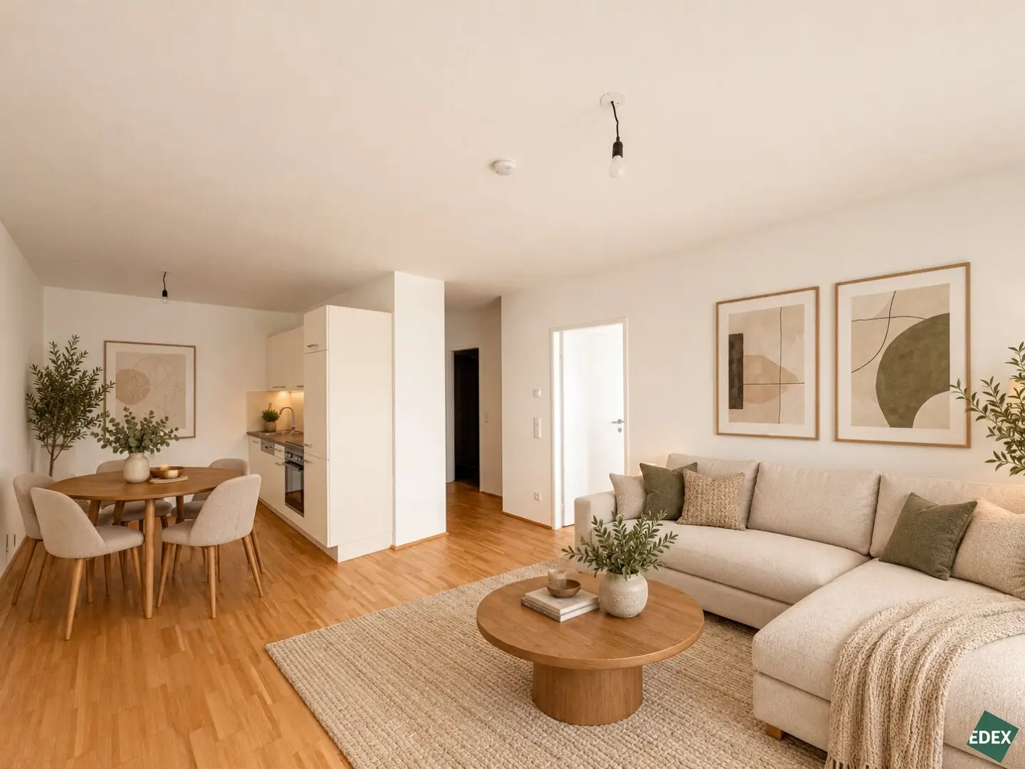 Ruhelage: moderne 2-Zimmer-Wohnung mit Loggia nahe Donau (Beispielfotos)
