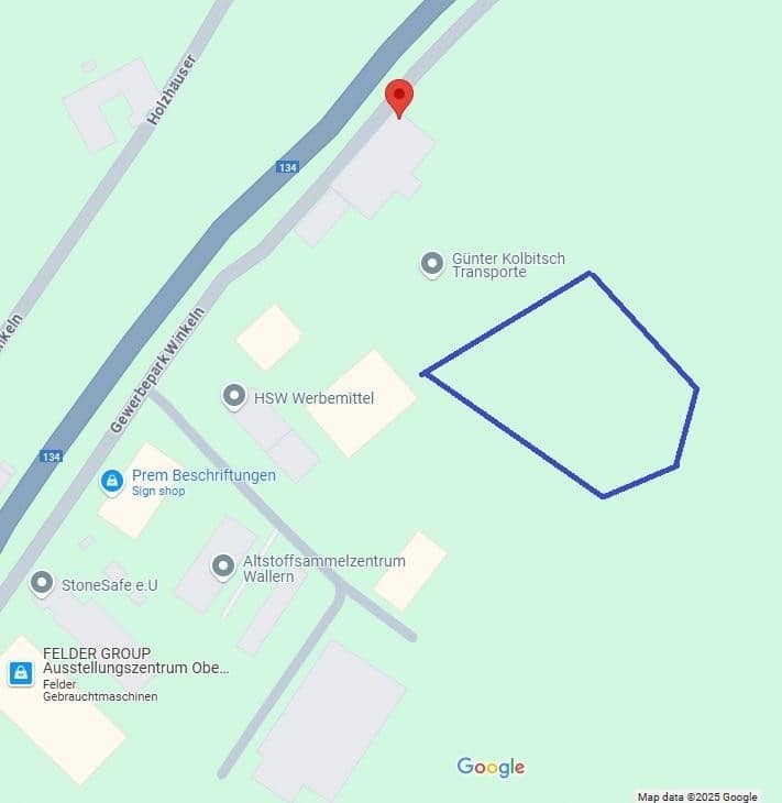 Ebener Gewerbegrund mit B Widmung im Gewerbepark Winkeln -alle Gewerke möglich - logistikfähig! NEUER PREIS!!