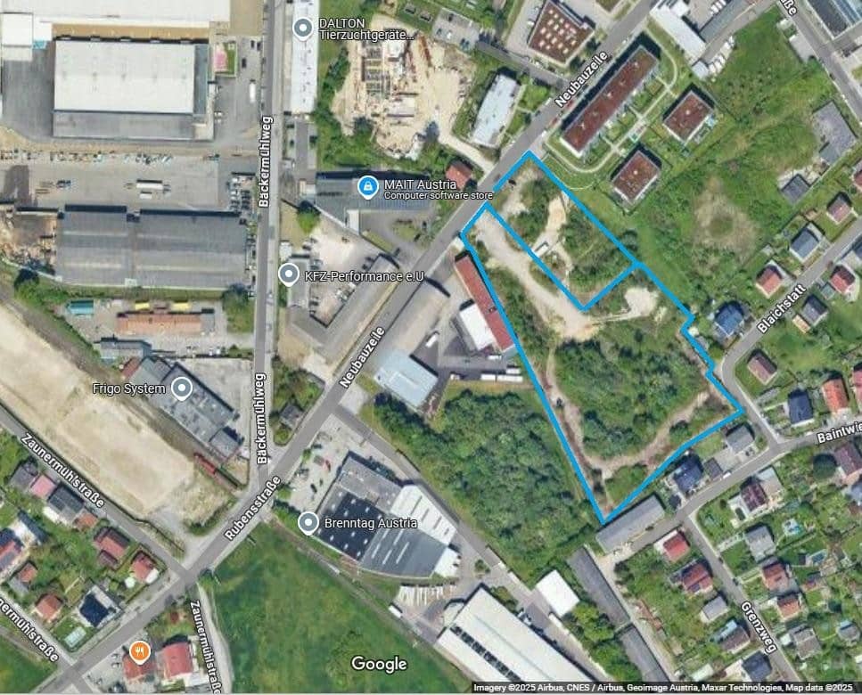 11.167 m² Betriebsbaugebiet -   MB Widmung + . 2800 m² Nachbargrundstück-es gibt auch Planungsentwürfe KAUF ODER MIETE MÖGLICH