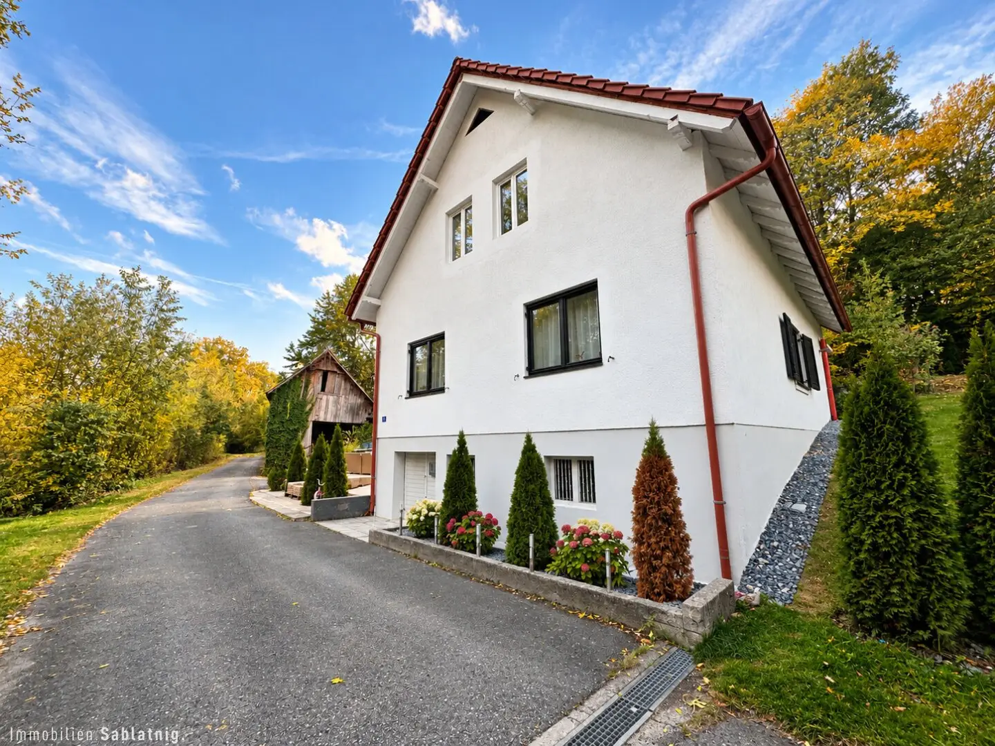 Spacious single-family house with garden, balcony, terrace and barn in Oberschützen