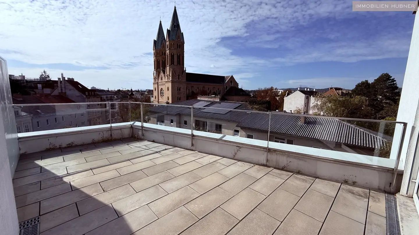 Terrasse am Wohnzimmer