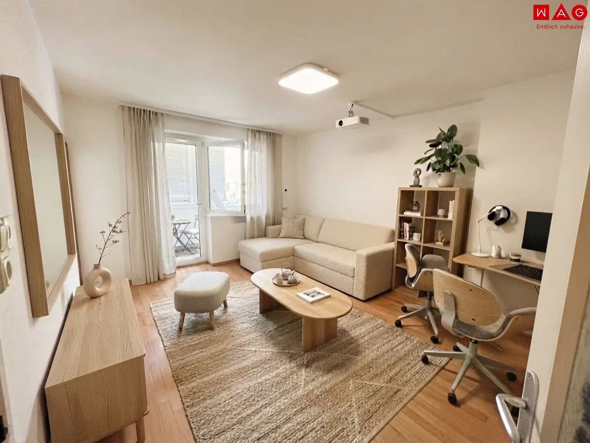 Wohnzimmer KI generiert