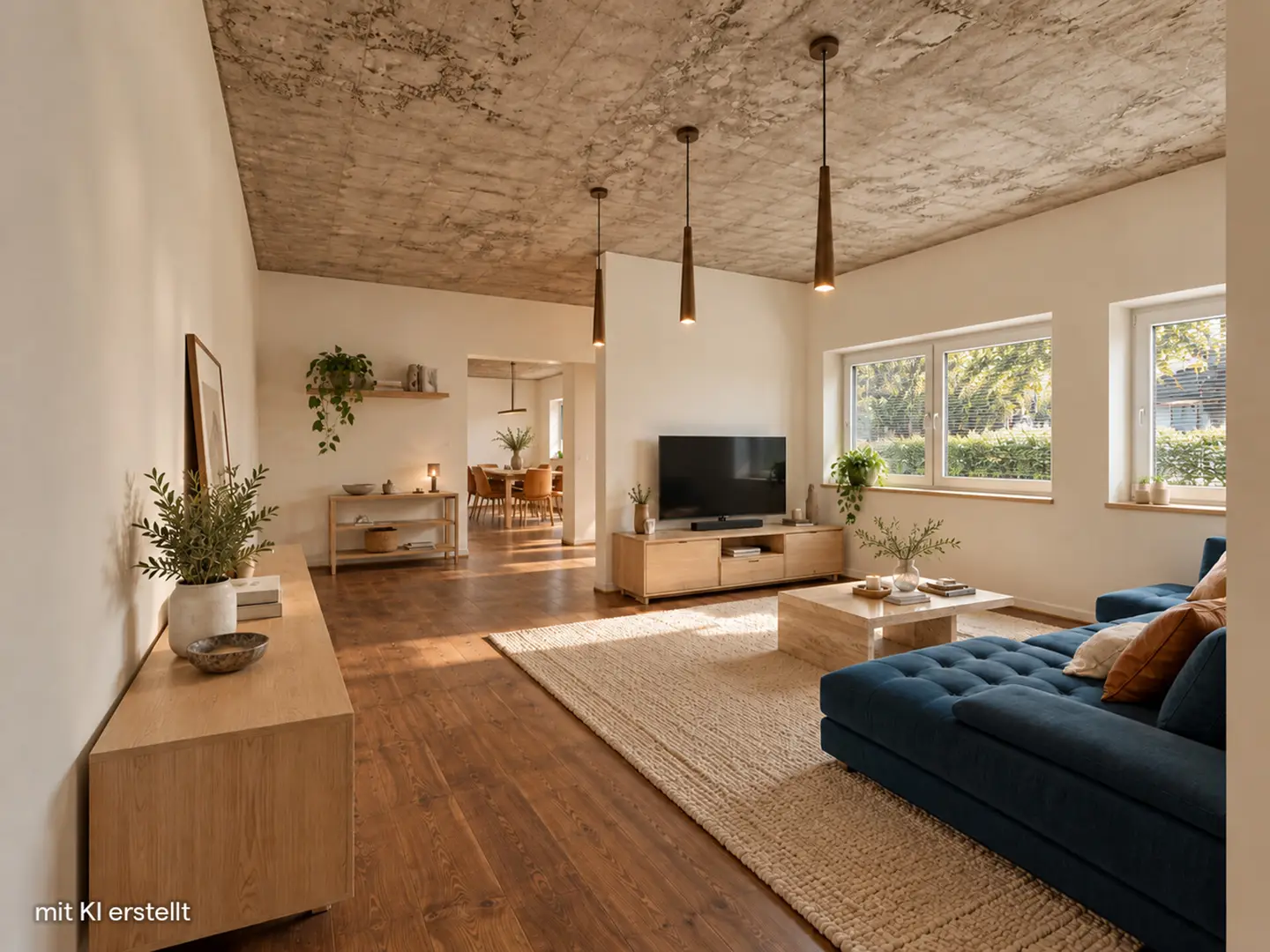 Erdgeschosswohnung mit Garten und Panoramablick