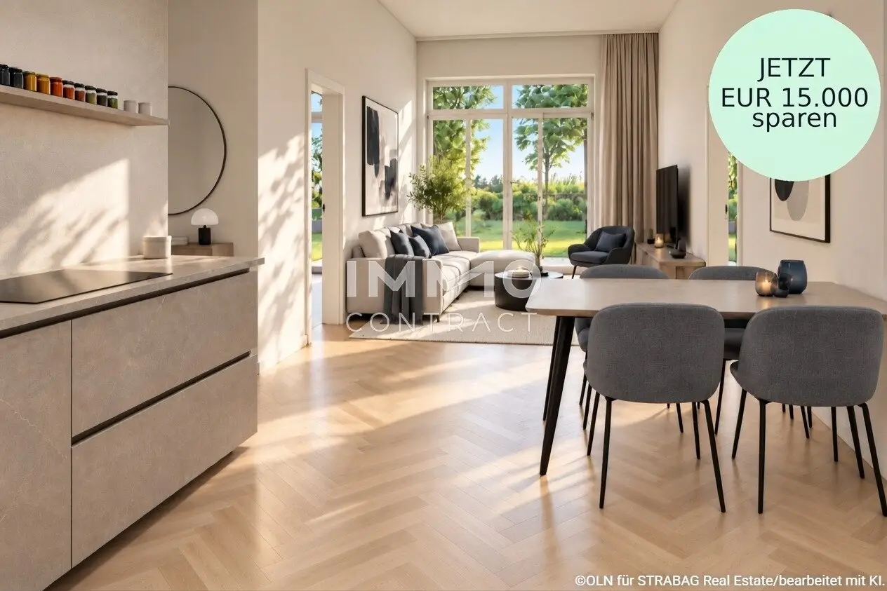 Attraktive Dreizimmer-Wohnung mit viel Sonne &amp; Freiraum - NEW