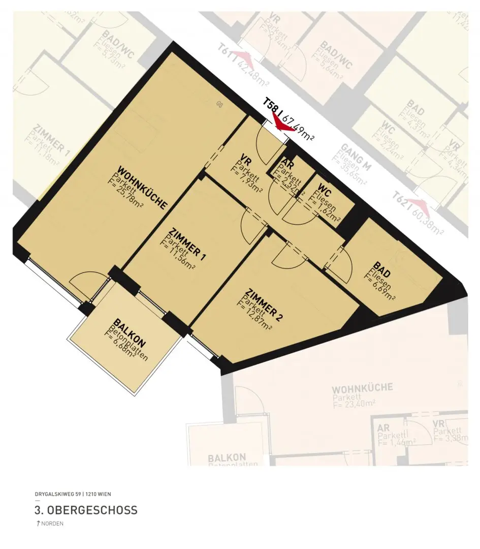 Grundriss: Drygalskiweg 59