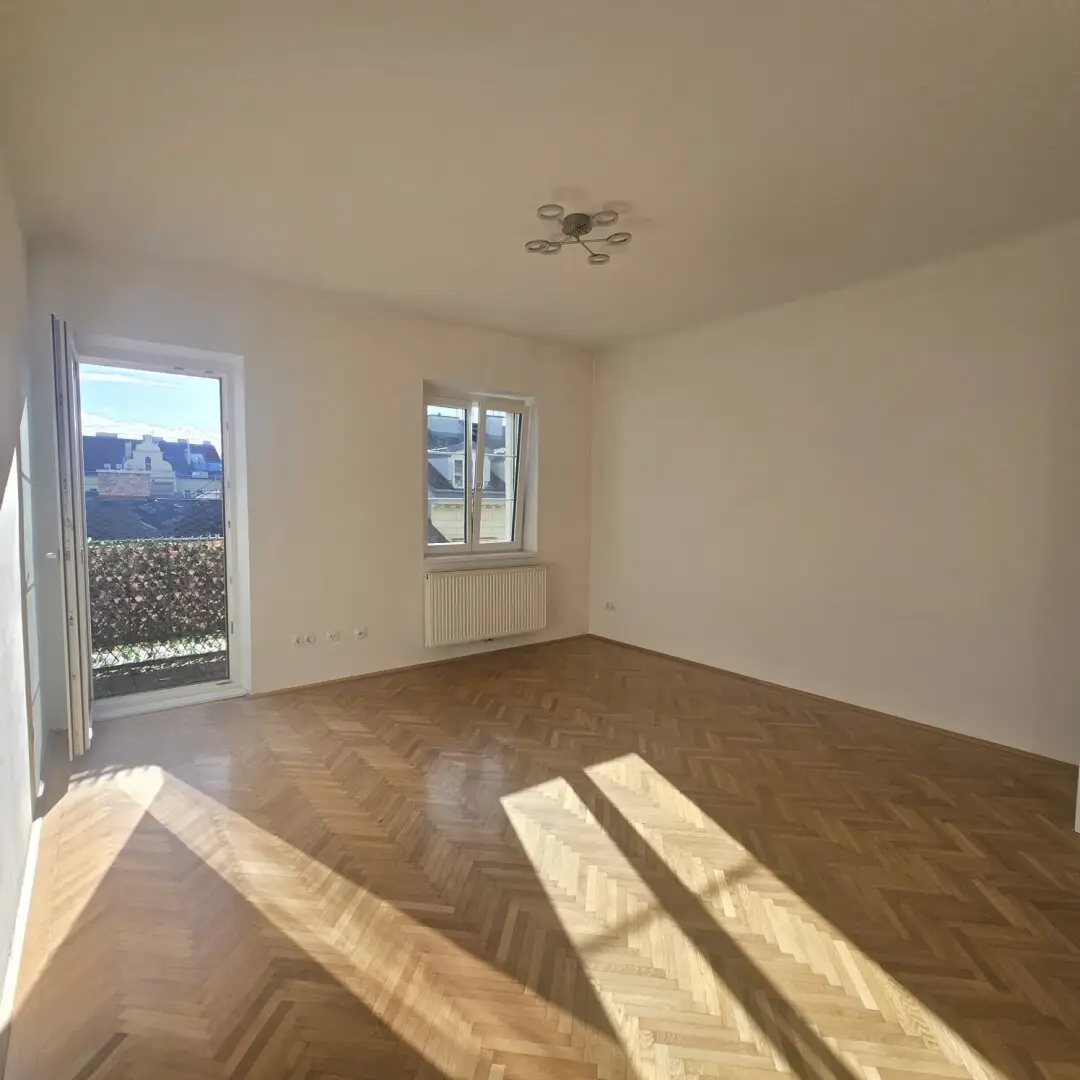 very bright single apartment with balcony in the middle of Josefstadt