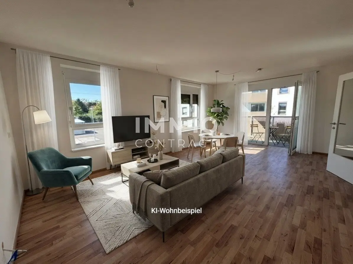 ​​​​​​​  Wohntraum mit Balkon &amp; Loggia – helle 3-Zimmer-Wohnung in Großstelzendorf - Erstbezug