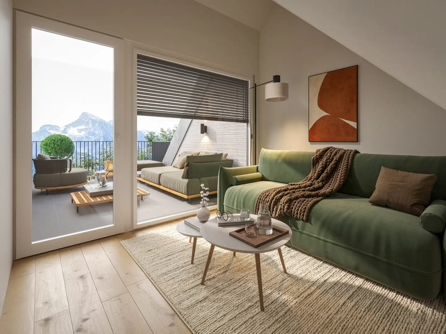 Dachgeschoss mit Dachterrasse