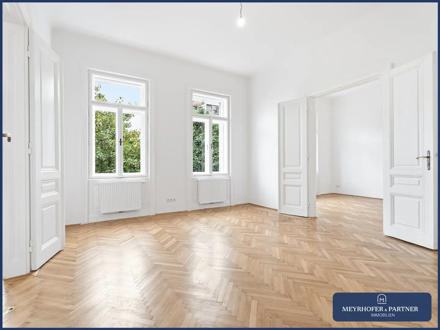Freshly renovated altbauwohnung with spacious salon