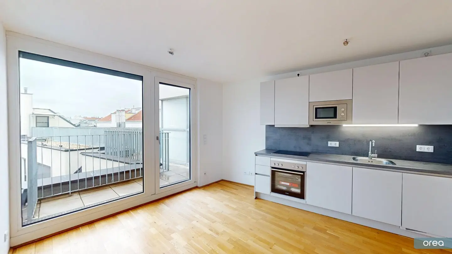 orea | Nahe U1: 2-Zimmer-Dachgeschoss Wohnung mit Balkon | Smart besichtigen · Online anmieten