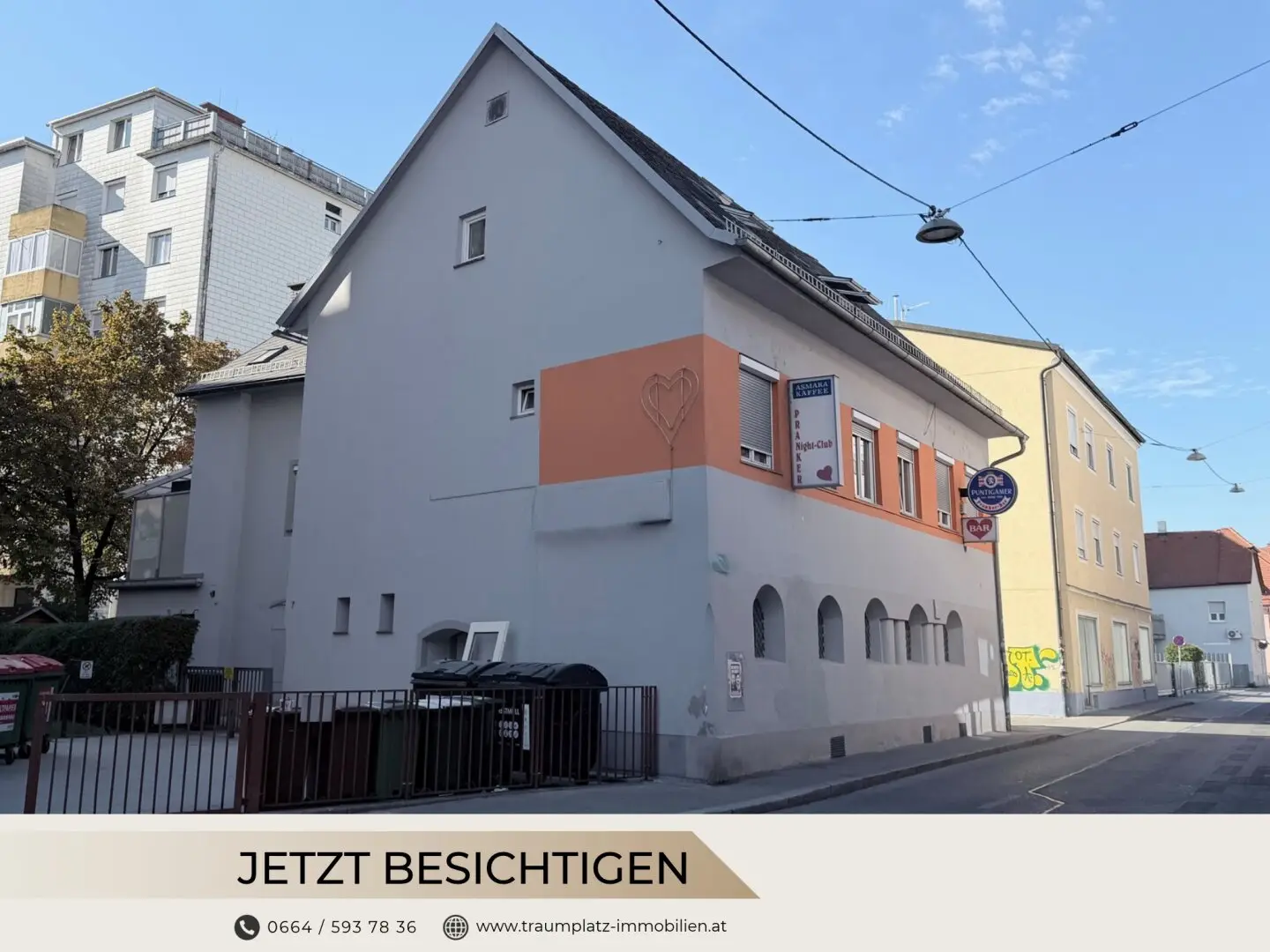 Tenement house with 4 apartments and restaurant in Graz