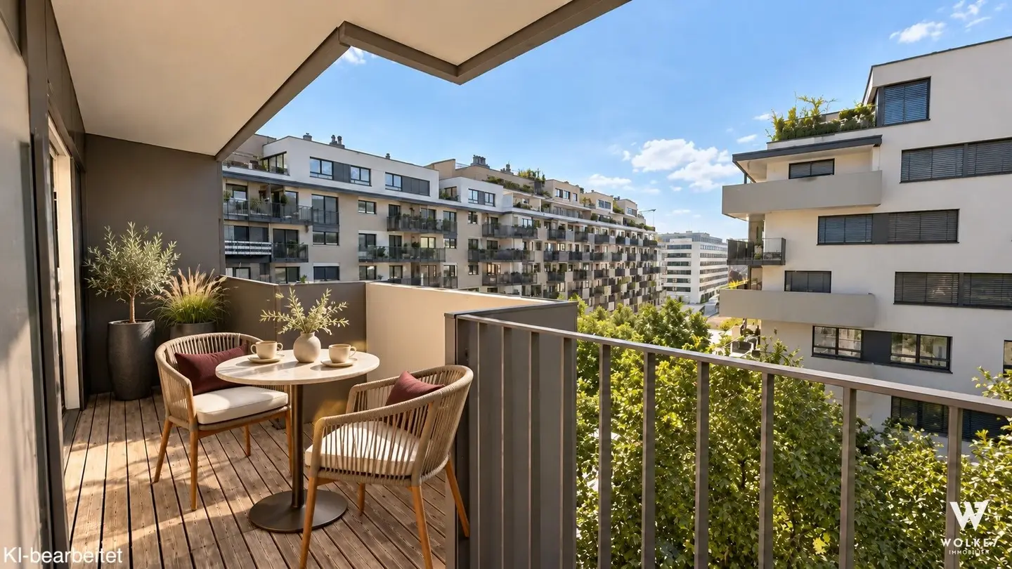 TRIENNA Living – 2-Zimmer-Wohnung im Zweitbezug mit ca. 8 m² Loggia im 3. Bezirk