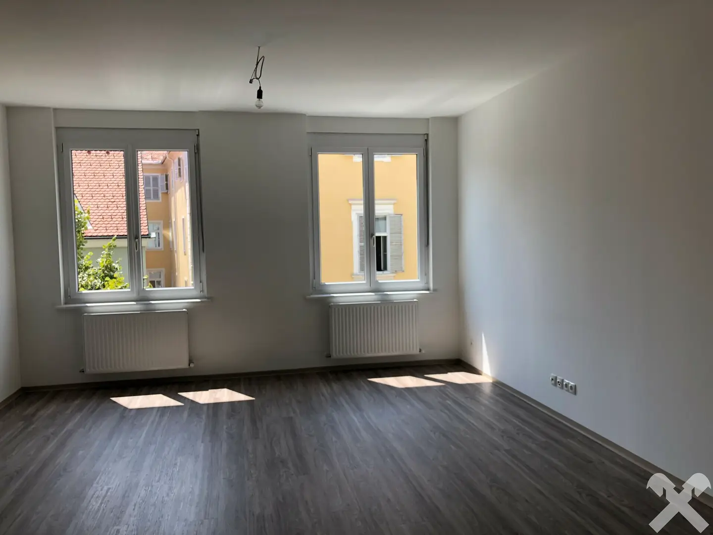 Wohnraum mit Blick Richtung Bischofplatz