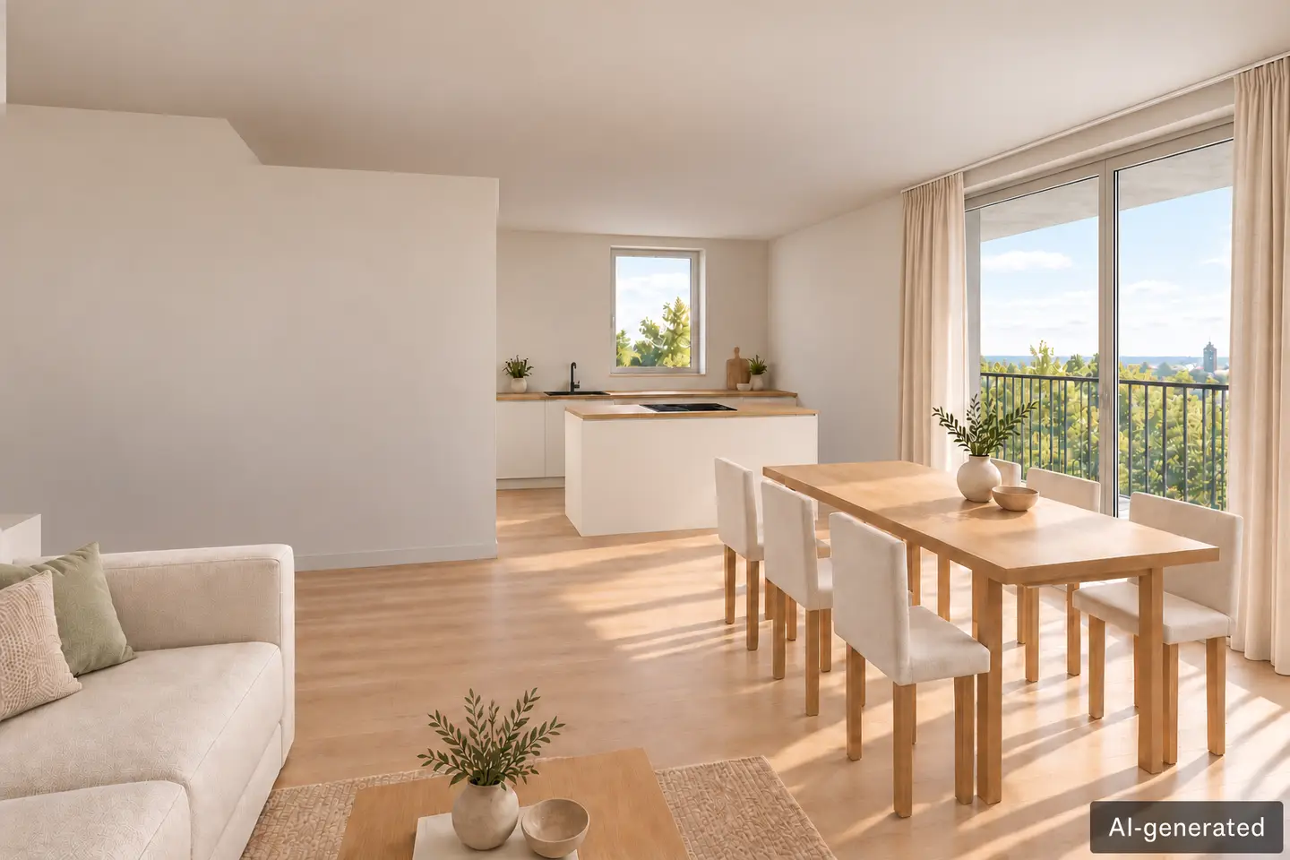 Apartment in the historic town centre with balcony