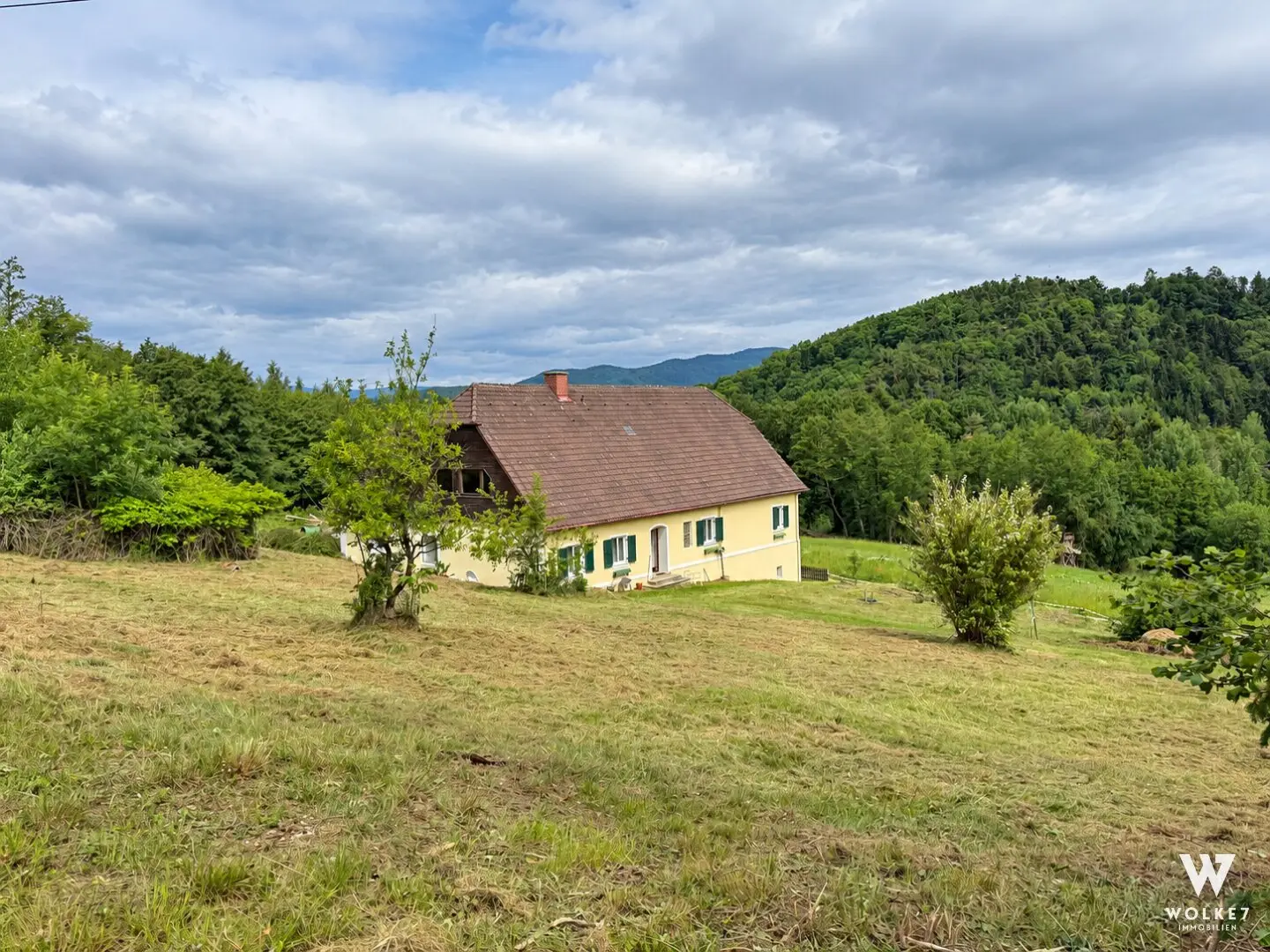 A rare opportunity in the green hilly landscape of Graz: Country house with open space, character and future
