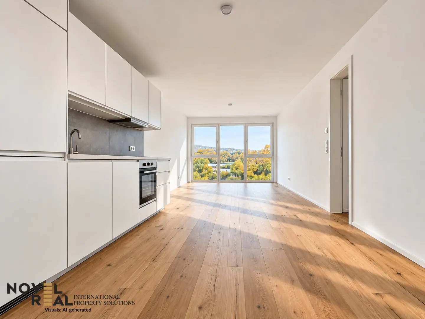 Comfort apartment with style and green surroundings