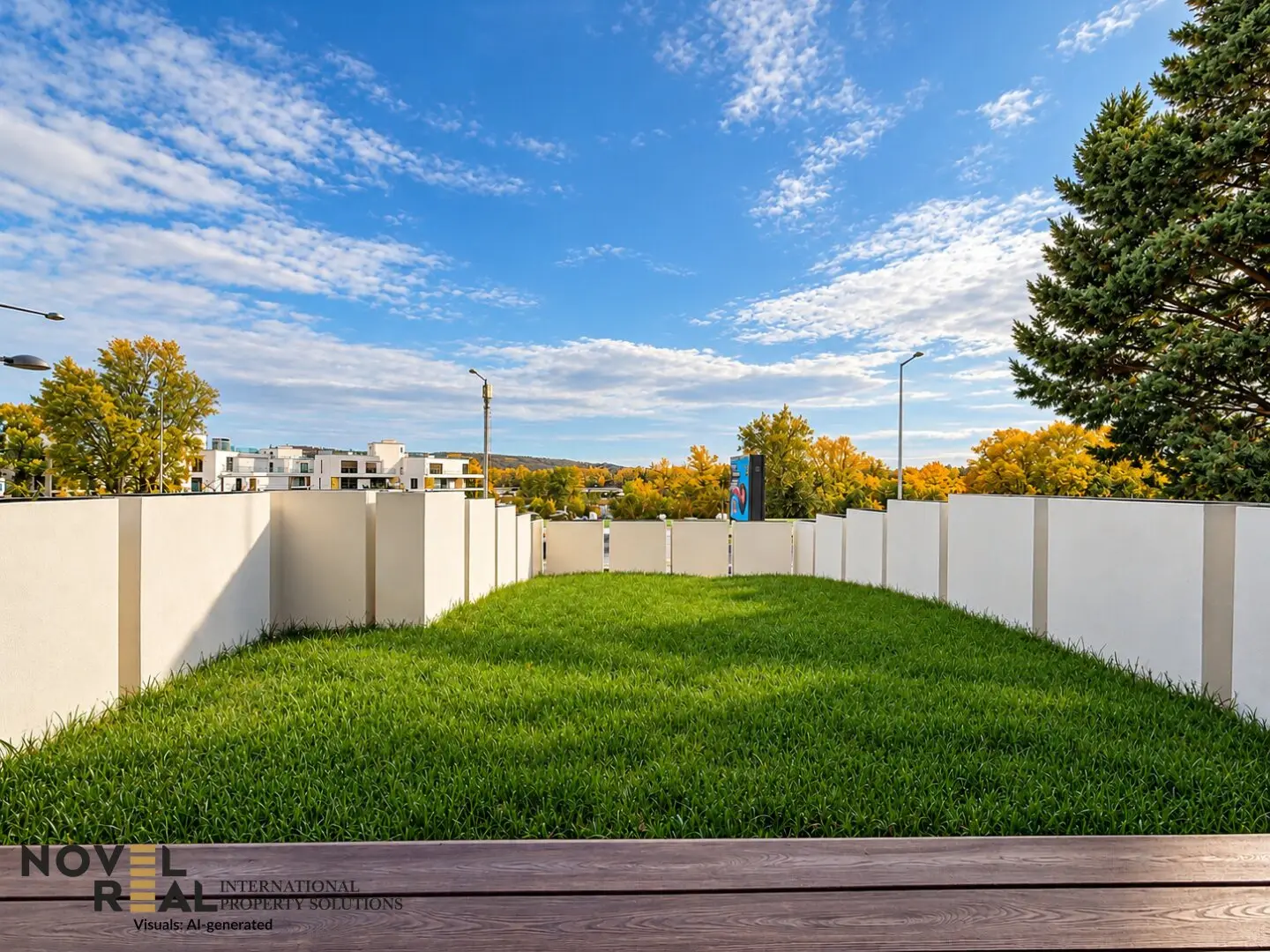 Garden refuge with elegant 2-room floor plan in Döbling