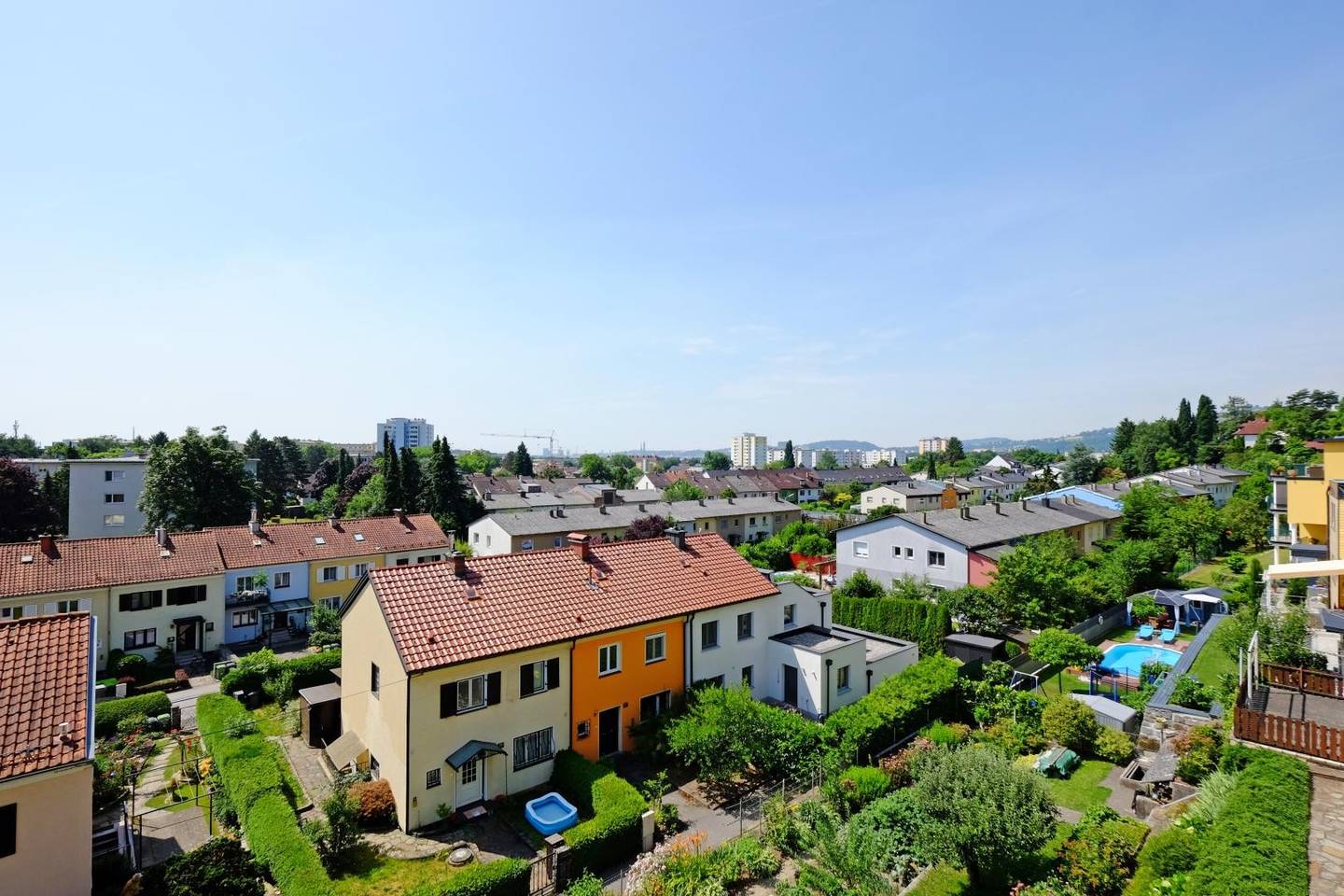 LUXUSREIHENHAUS  mit Gebirgsblick-nahe Uni Linz     sehr hochwertig gebaut