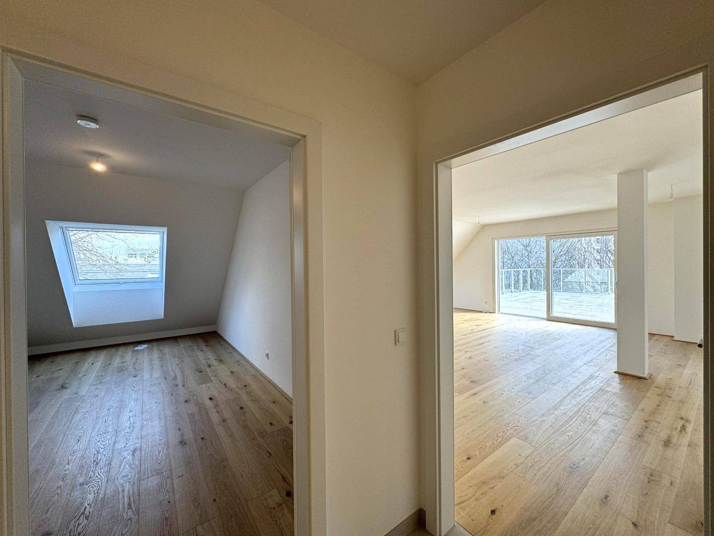 Wohnung nahe U1 Erstbezug mit zwei Terrassen
