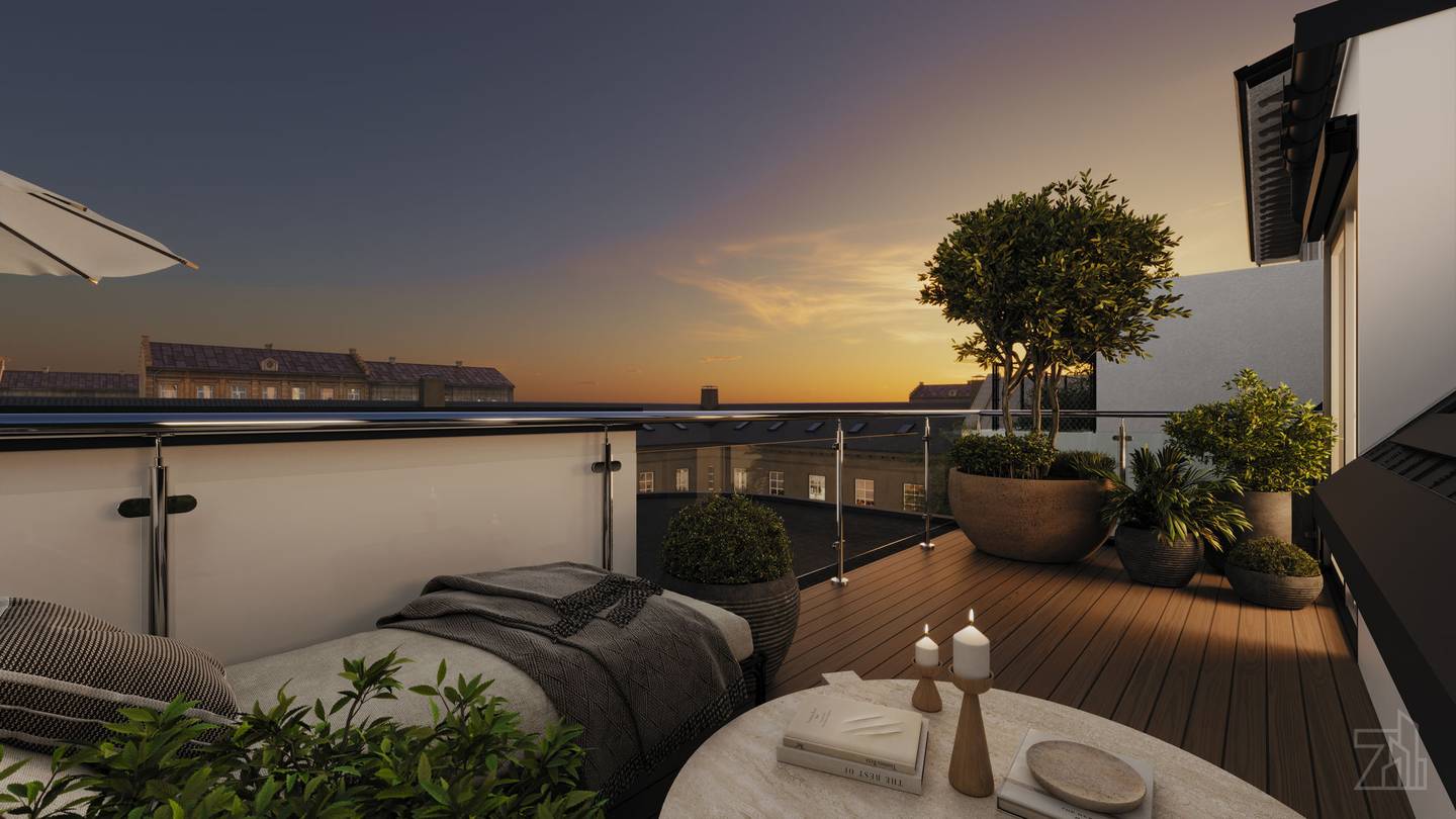 Dachgeschosswohnung Botschaftsviertel Terrasse