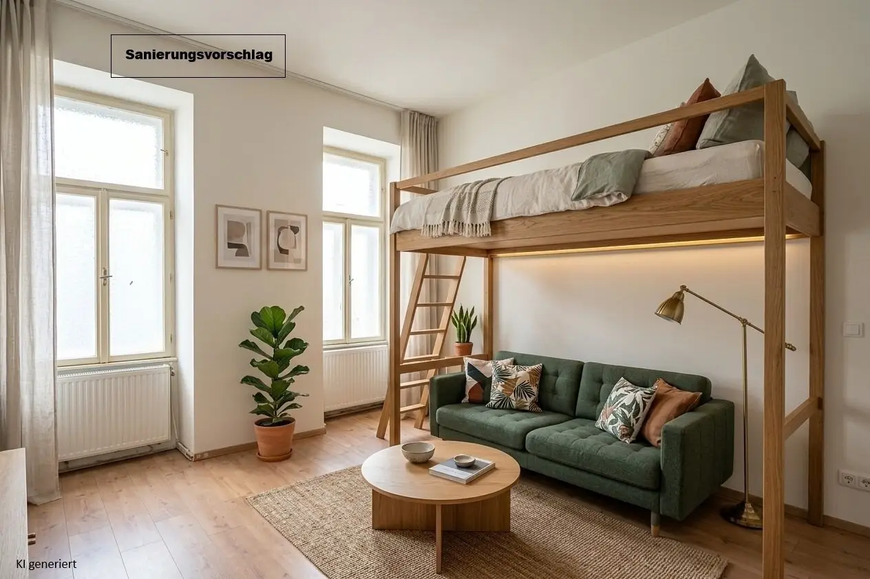 Wohnung Hochparterre Wien Balkon Airbnb geeignet