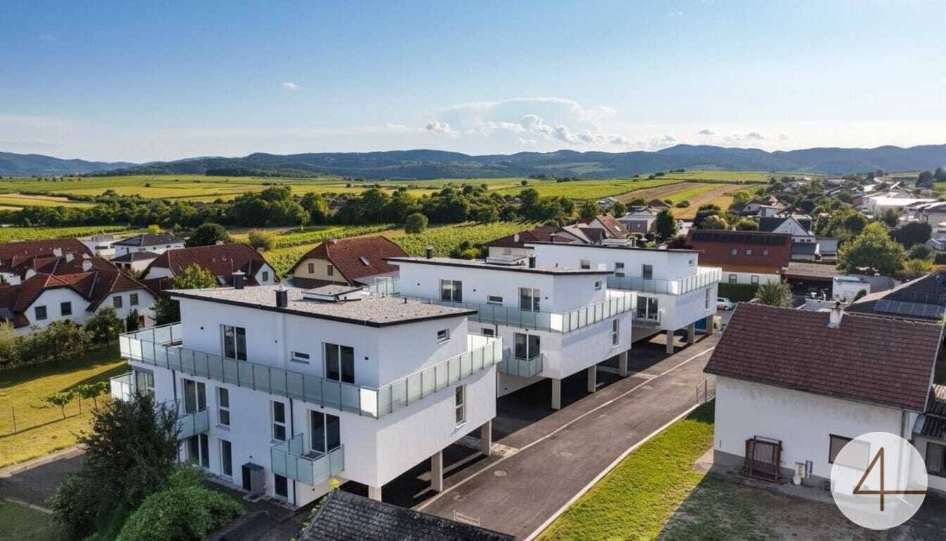 Neubauwohnung mit Balkon und offener Wohnküche