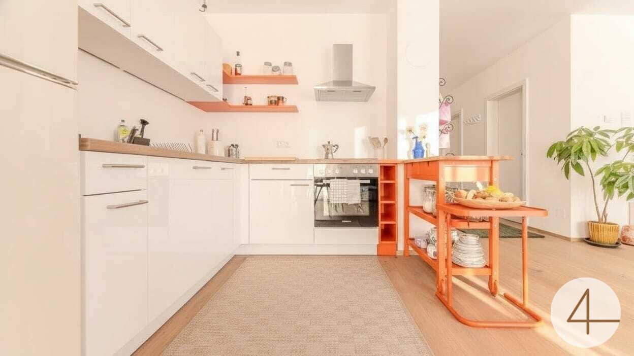 Neubauwohnung mit Balkon und offener Wohnküche
