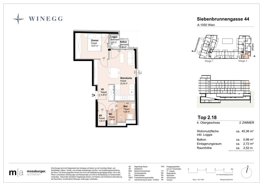 2-Zimmer-Wwohnung mit Balkon im Neubau in Wien 5., Margareten