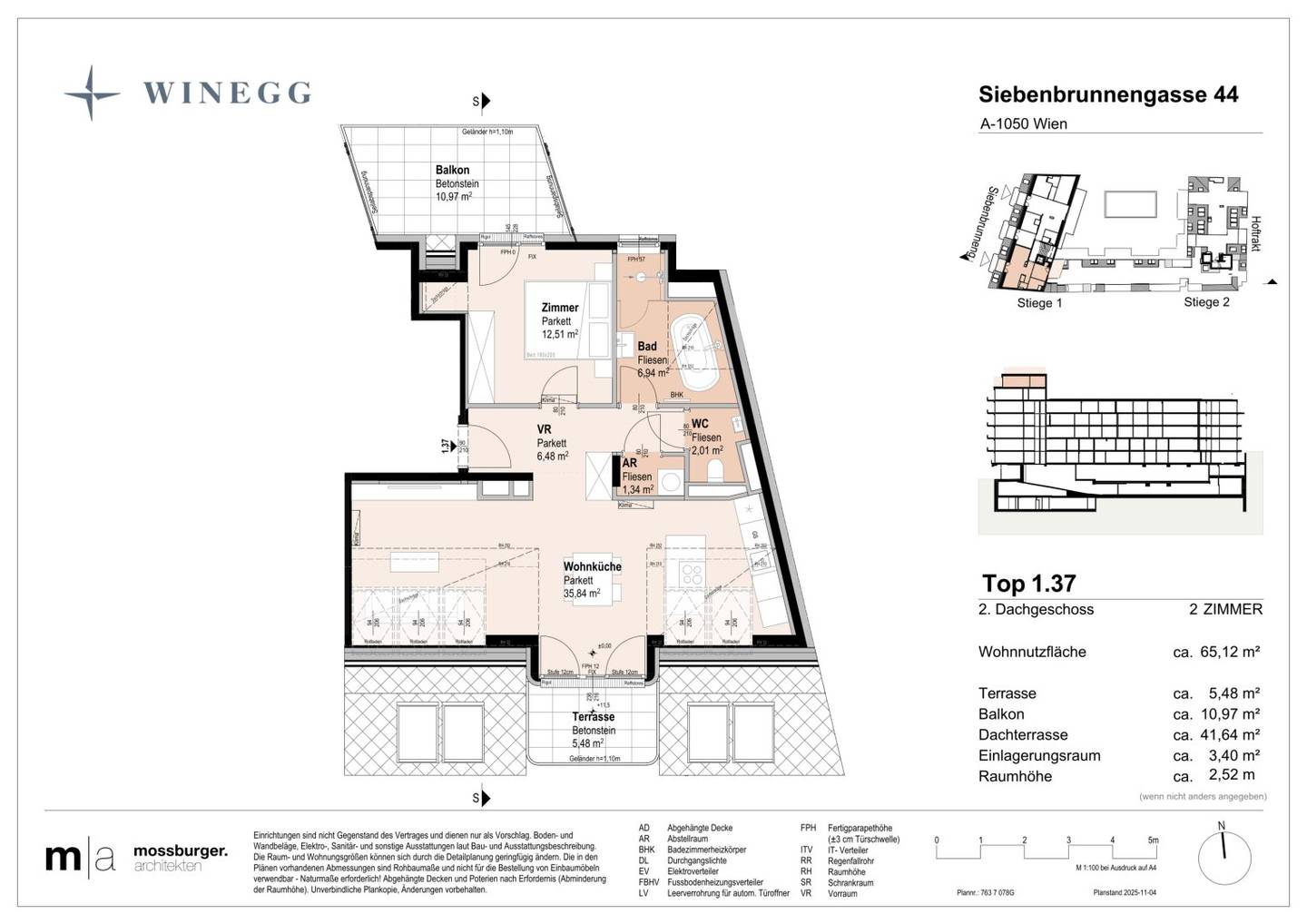 Top floor apartment brand new with terrace