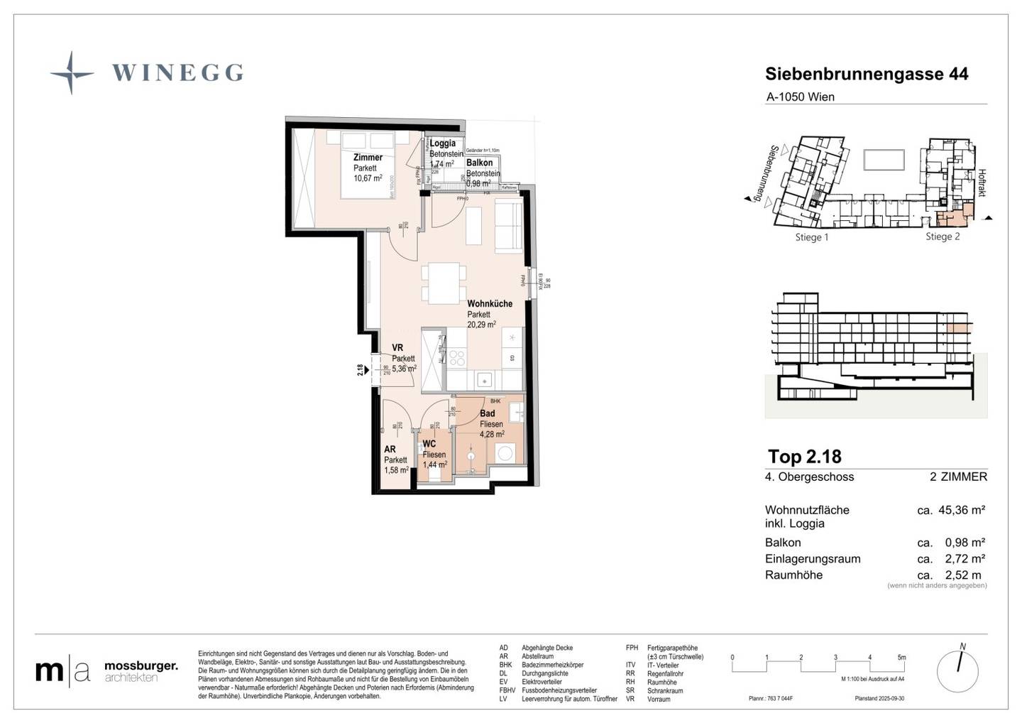 New build apartment with balcony near Naschmarkt