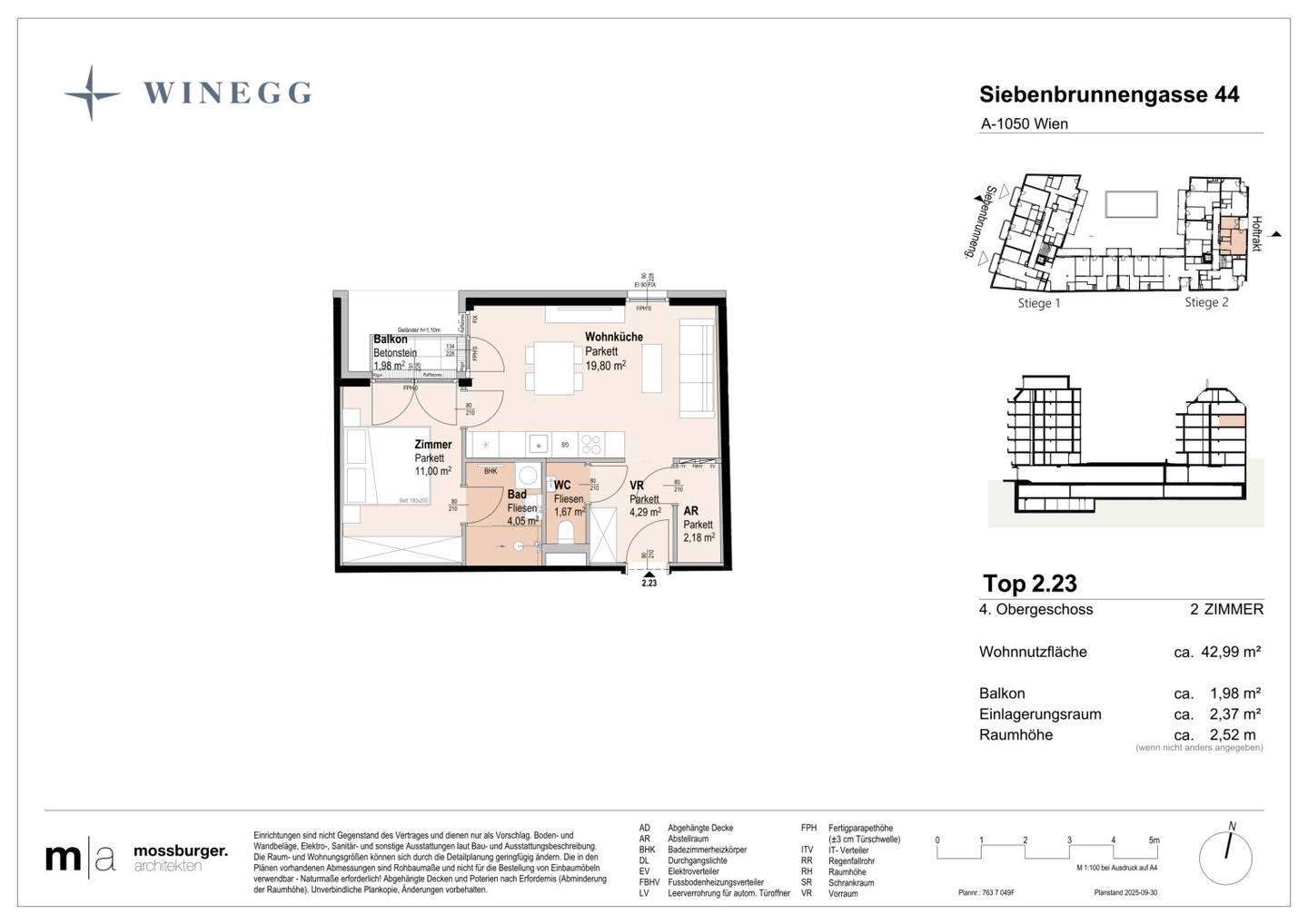 Siebenbrunnengasse 44 - 2-Rm. Apartment