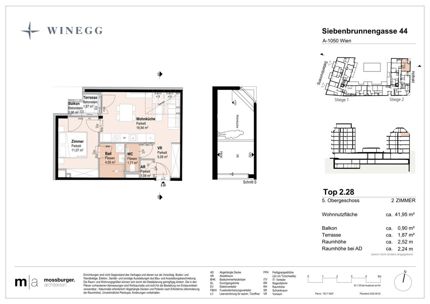 Neubau Erstbezug Wohnung Balkon nahe Naschmarkt