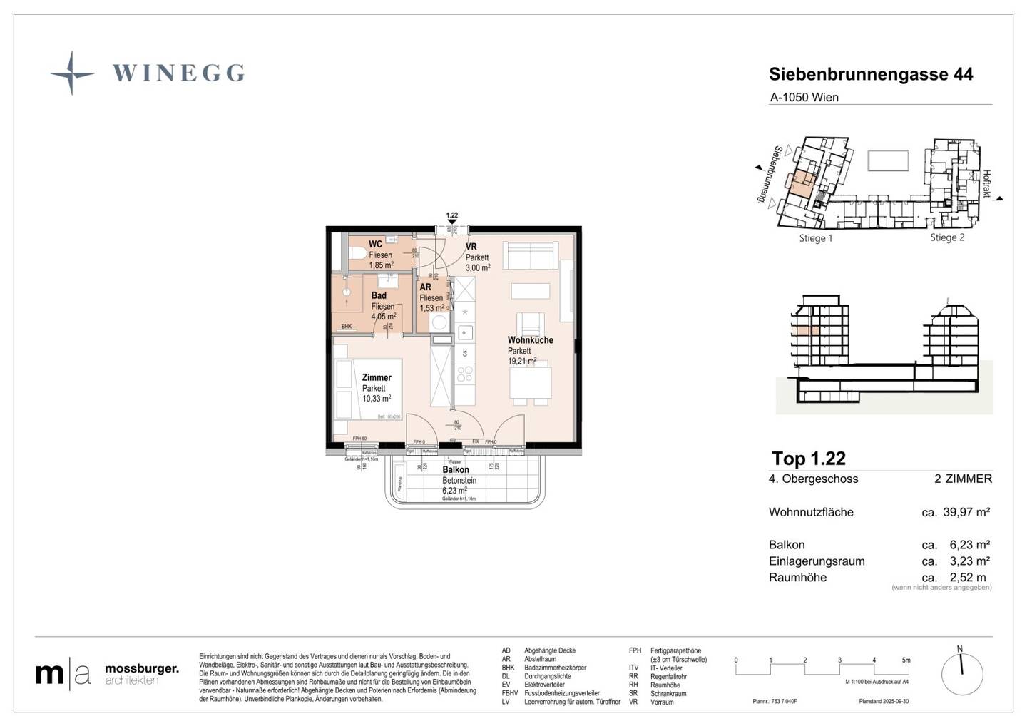 New build apartment with balcony near Naschmarkt