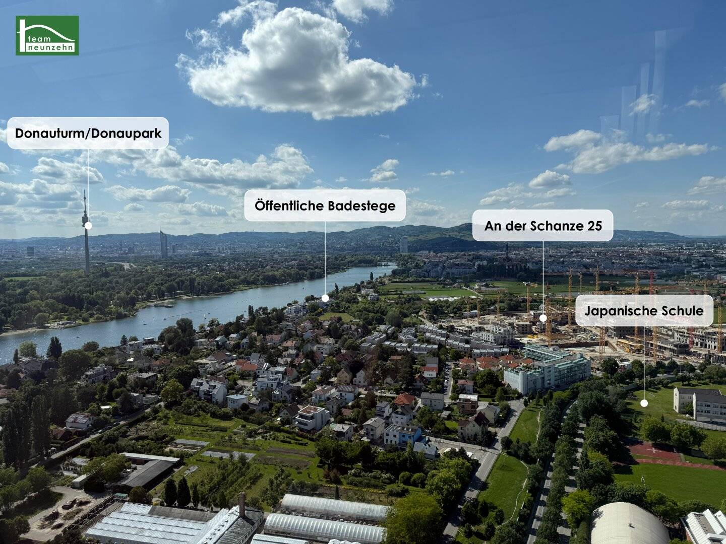 Erstbezug "An der Schanze" nahe der Alten Donau und Kagran - 3-Zimmer Wohnung mit viel Freiraum an der frischen Luft - Fertigstellung Ende 2026!
