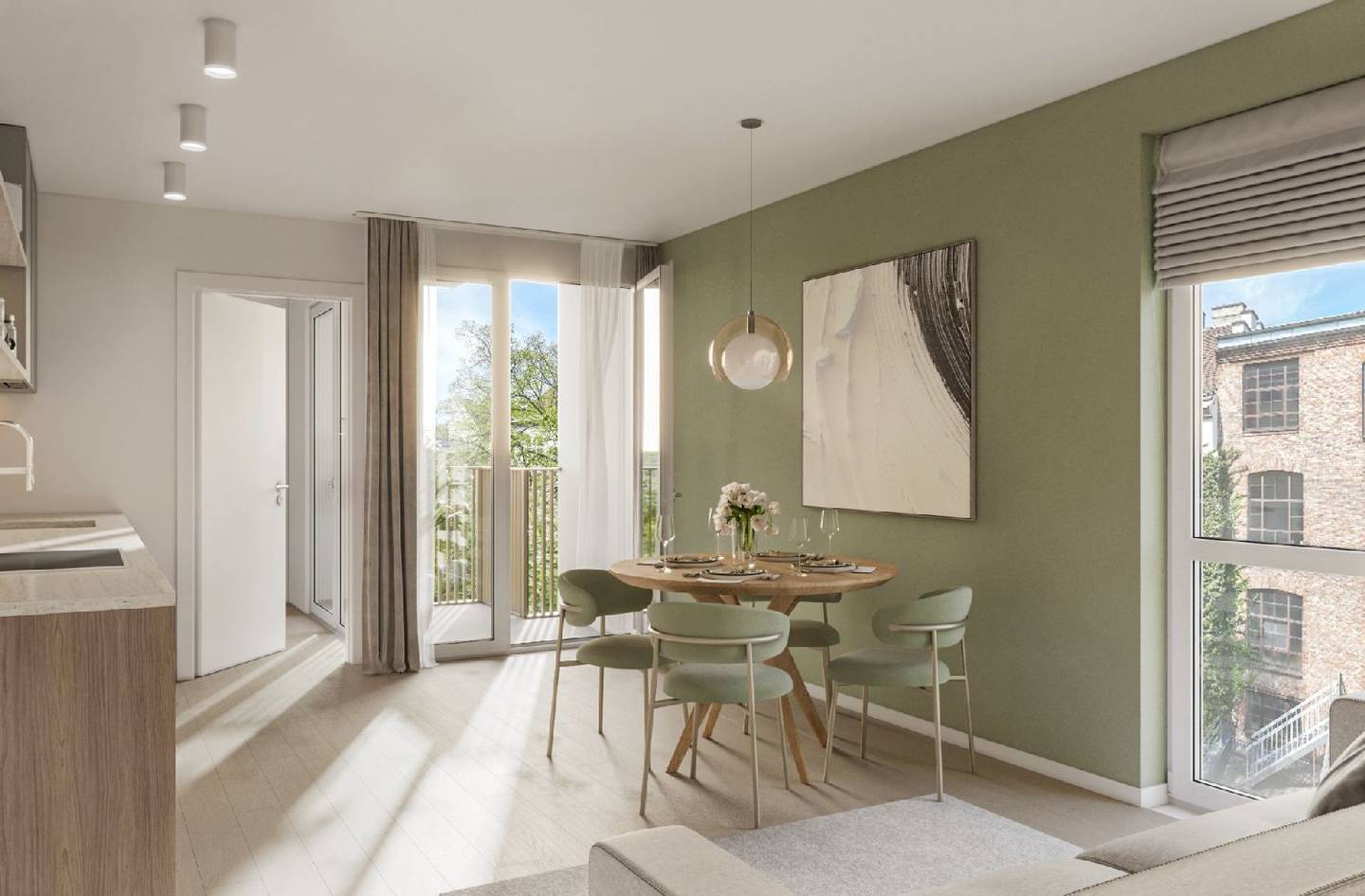 Dachgeschosswohnung Terrasse Weitblick Naschmarkt