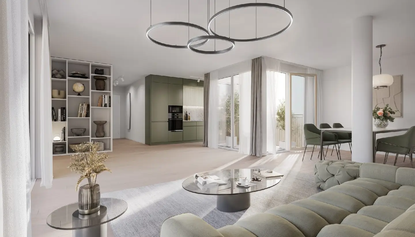 Wohnung nahe Naschmarkt Innenhof mit Balkon