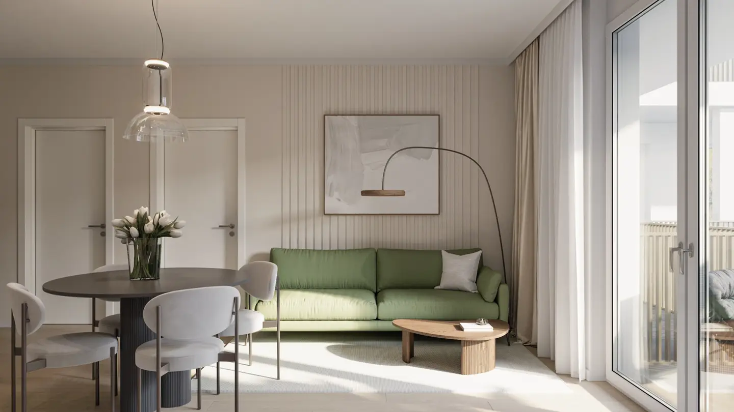 Wohnung mit Balkon Loggia Neubau nahe Naschmarkt