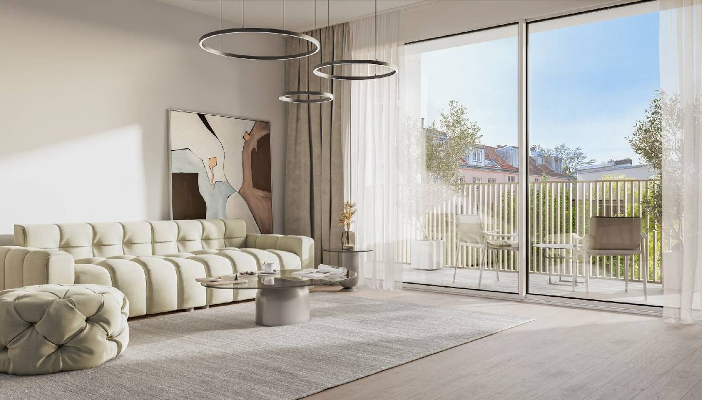 Neubau Dachgeschosswohnung mit Balkon und Fußbodenheizung
