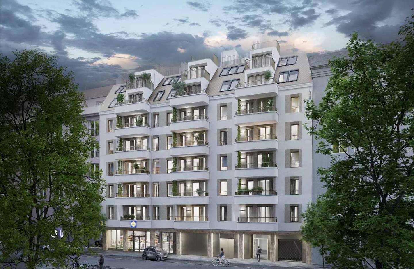 Neubau Wohnung nahe Naschmarkt mit Balkon