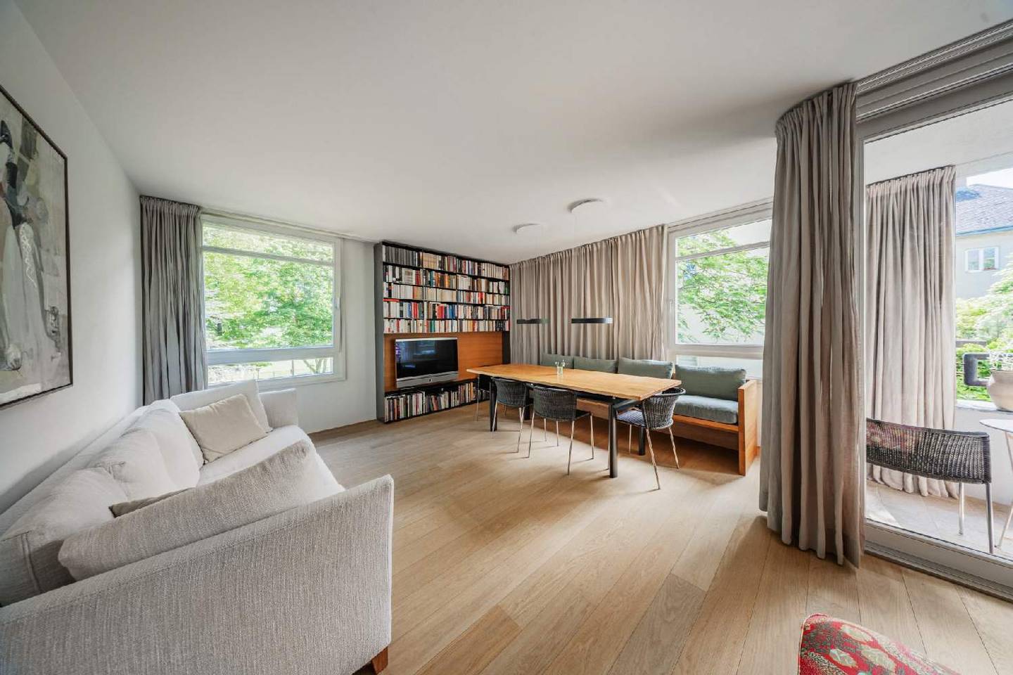 Apartment in Pratercottage with loggia overlooking greenery
