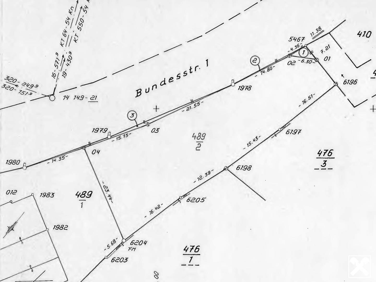 Baugrundstück in Top-Lage – 957 m² direkt an der B1 in Ornding!