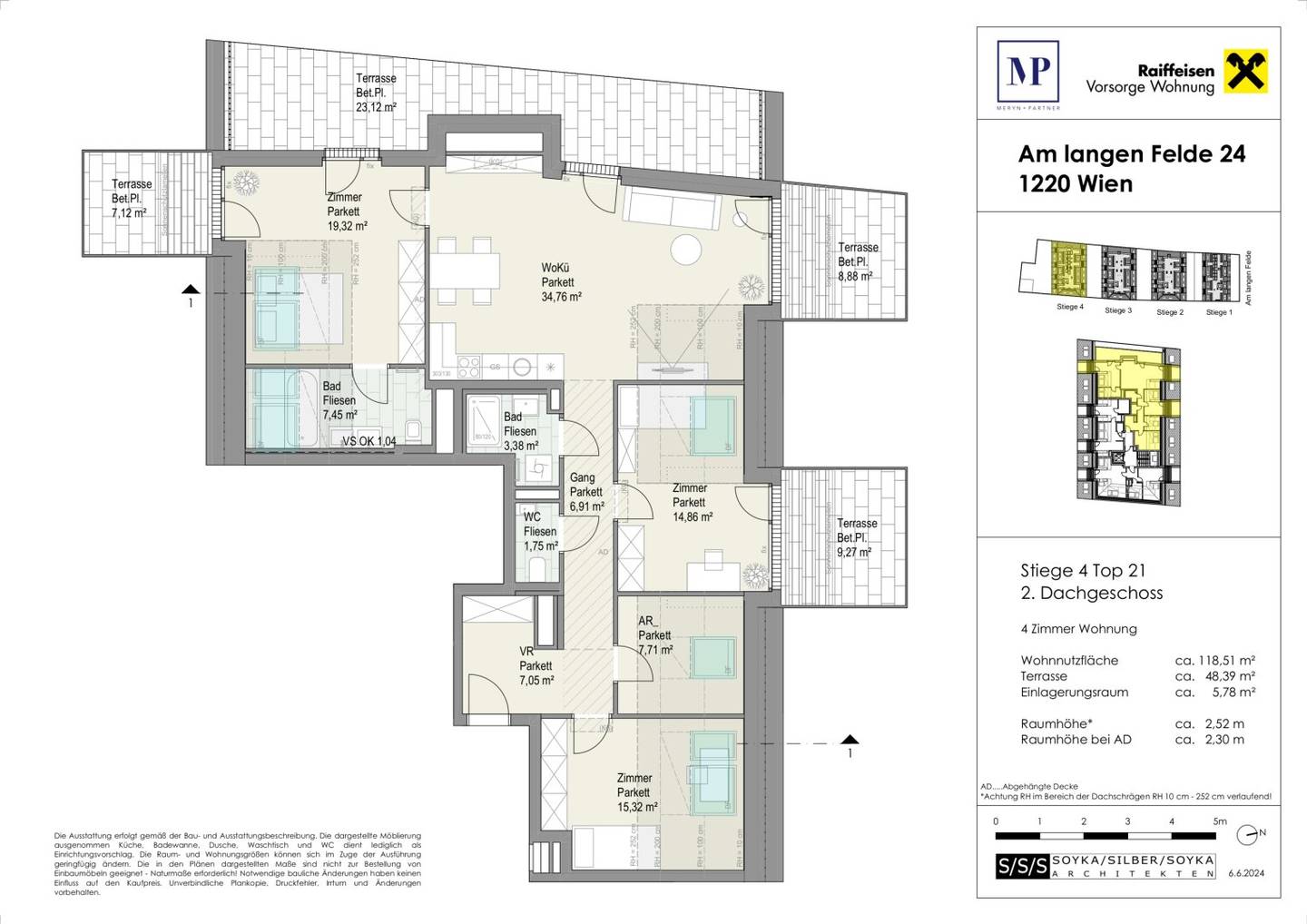 Dachgeschosswohnung Erstbezug Modern